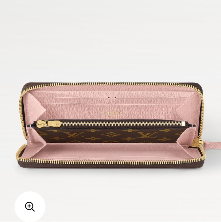 LOUIS VUITTON MONOGRAM CLÉMENCE ZIPPY WALLET – ROSE BALLERINE