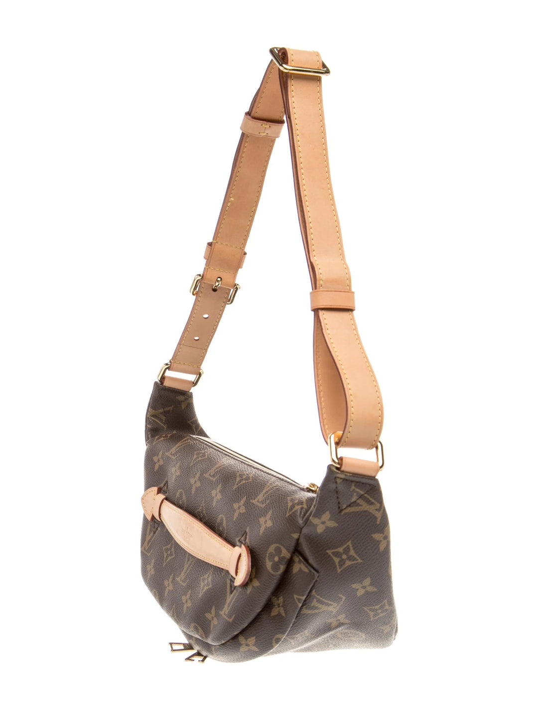 LOUIS VUITTON LV MONOGRAM COATED CANVAS &amp; LEATHER BUMBAG