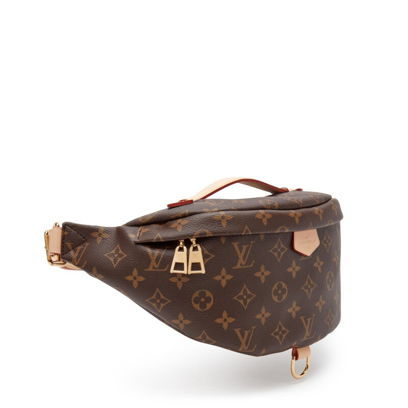 LOUIS VUITTON LV MONOGRAM COATED CANVAS &amp; LEATHER BUMBAG