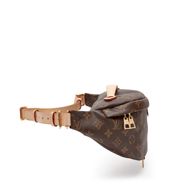 LOUIS VUITTON LV MONOGRAM COATED CANVAS &amp; LEATHER BUMBAG