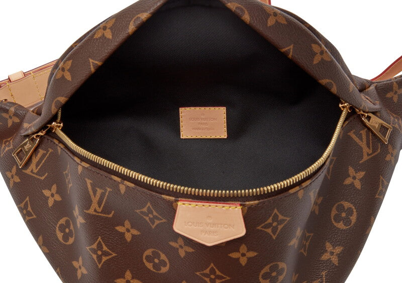 LOUIS VUITTON LV MONOGRAM COATED CANVAS &amp; LEATHER BUMBAG