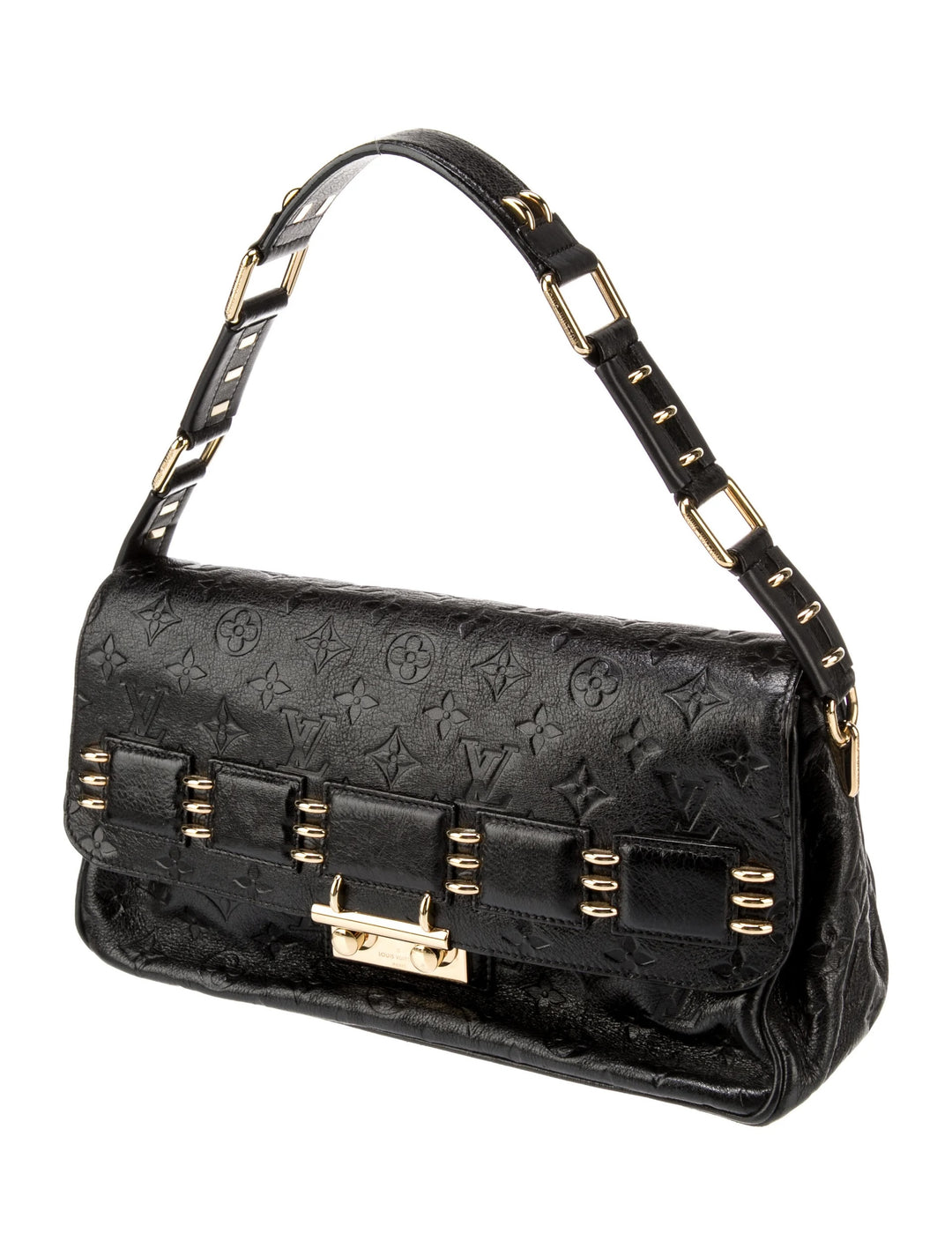LOUIS VUITTON EMBOSSED MONOGRAM MY DEER REBELLE LEATHER BAG