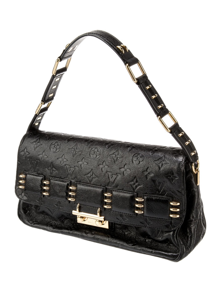 LOUIS VUITTON EMBOSSED MONOGRAM MY DEER REBELLE LEATHER BAG