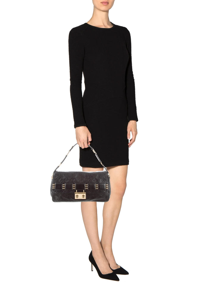 LOUIS VUITTON EMBOSSED MONOGRAM MY DEER REBELLE LEATHER BAG