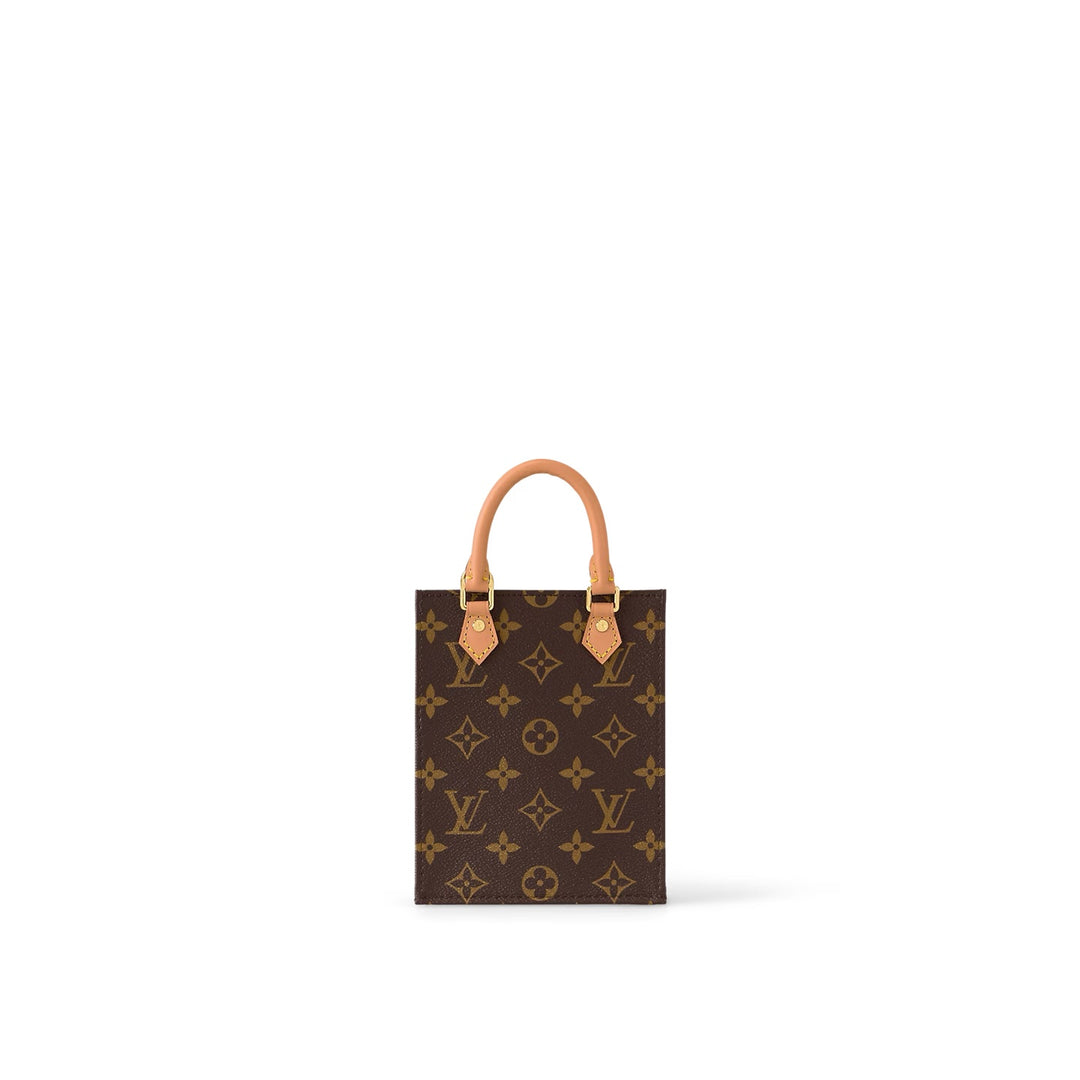 LOUIS VUITTON MONOGRAM PETIT SAC PLAT HANDBAG