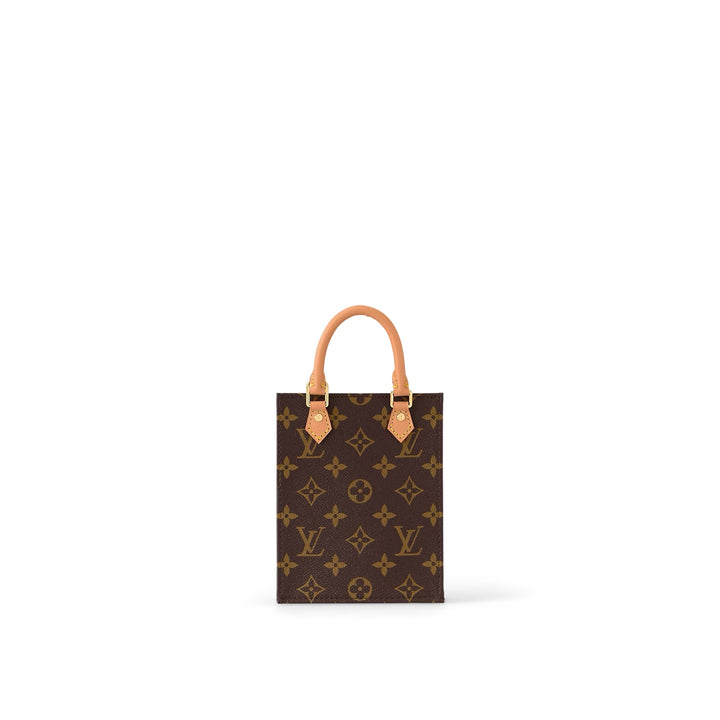 LOUIS VUITTON MONOGRAM PETIT SAC PLAT HANDBAG