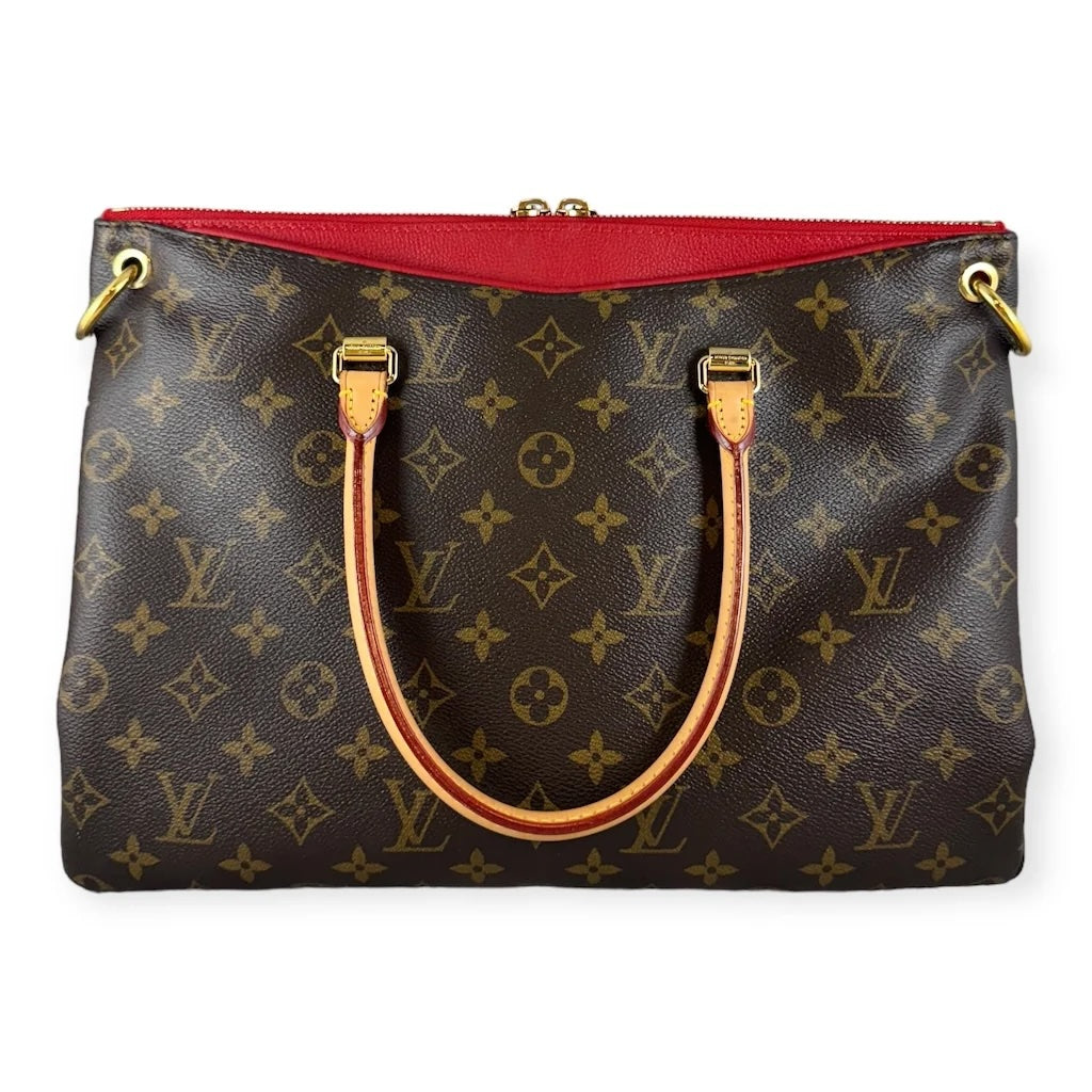 LOUIS VUITTON MONOGRAM PALLAS CERISE TOTE BAG