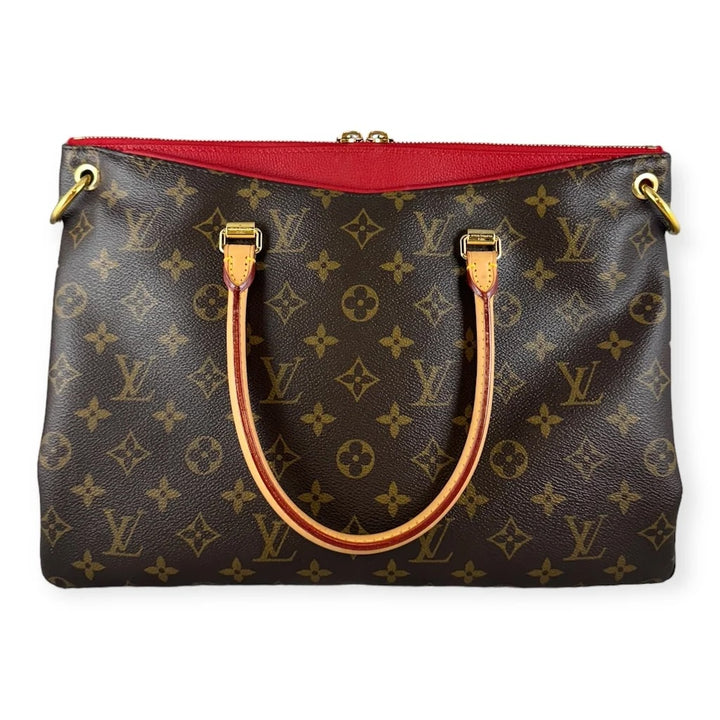 LOUIS VUITTON MONOGRAM PALLAS CERISE TOTE BAG