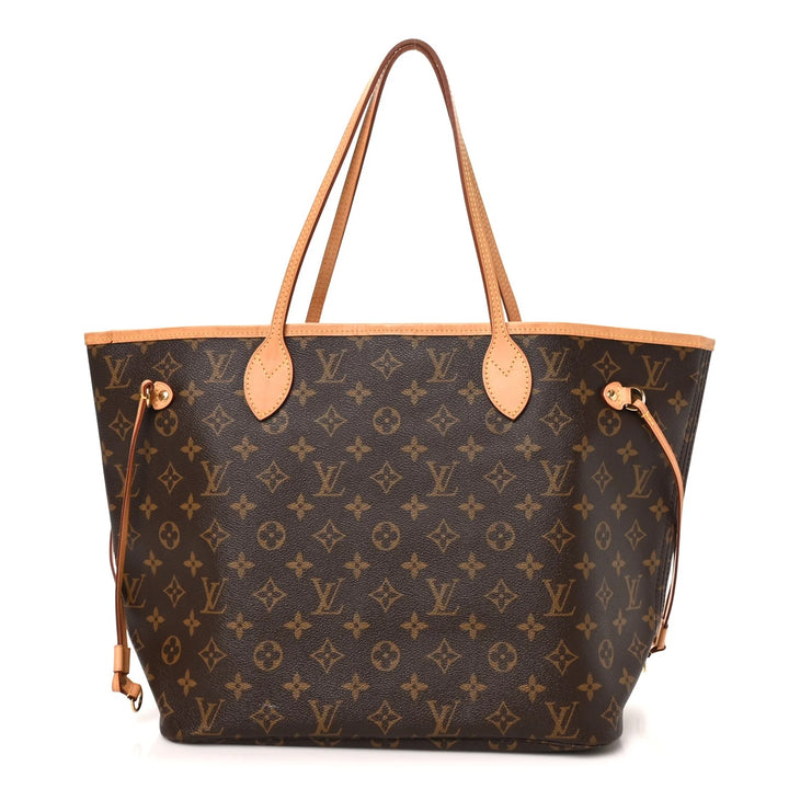 LOUIS VUITTON MONOGRAM NEVERFULL MM TOTE BAG-PIVOINE PINK