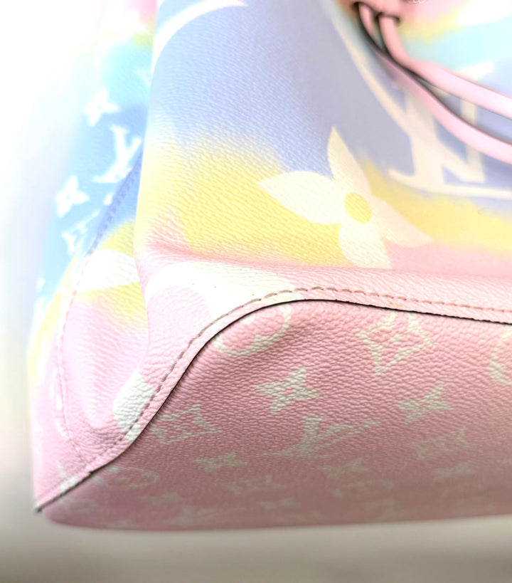 LOUIS VUITTON ESCALE NÉONOÉ MM MONOGRAM GIANT PASTEL SHOULDER BAG – LIMITED EDITION