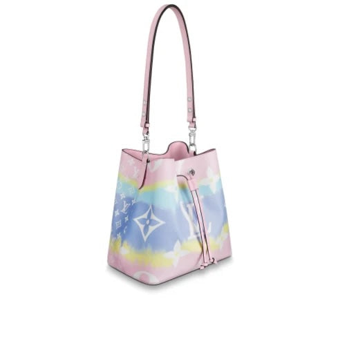 LOUIS VUITTON ESCALE NÉONOÉ MM MONOGRAM GIANT PASTEL SHOULDER BAG – LIMITED EDITION
