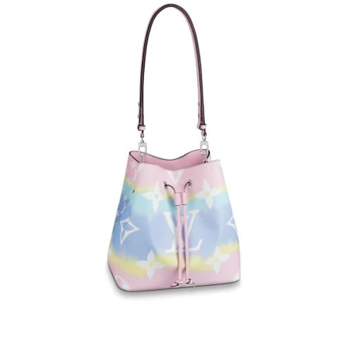 LOUIS VUITTON ESCALE NÉONOÉ MM MONOGRAM GIANT PASTEL SHOULDER BAG – LIMITED EDITION