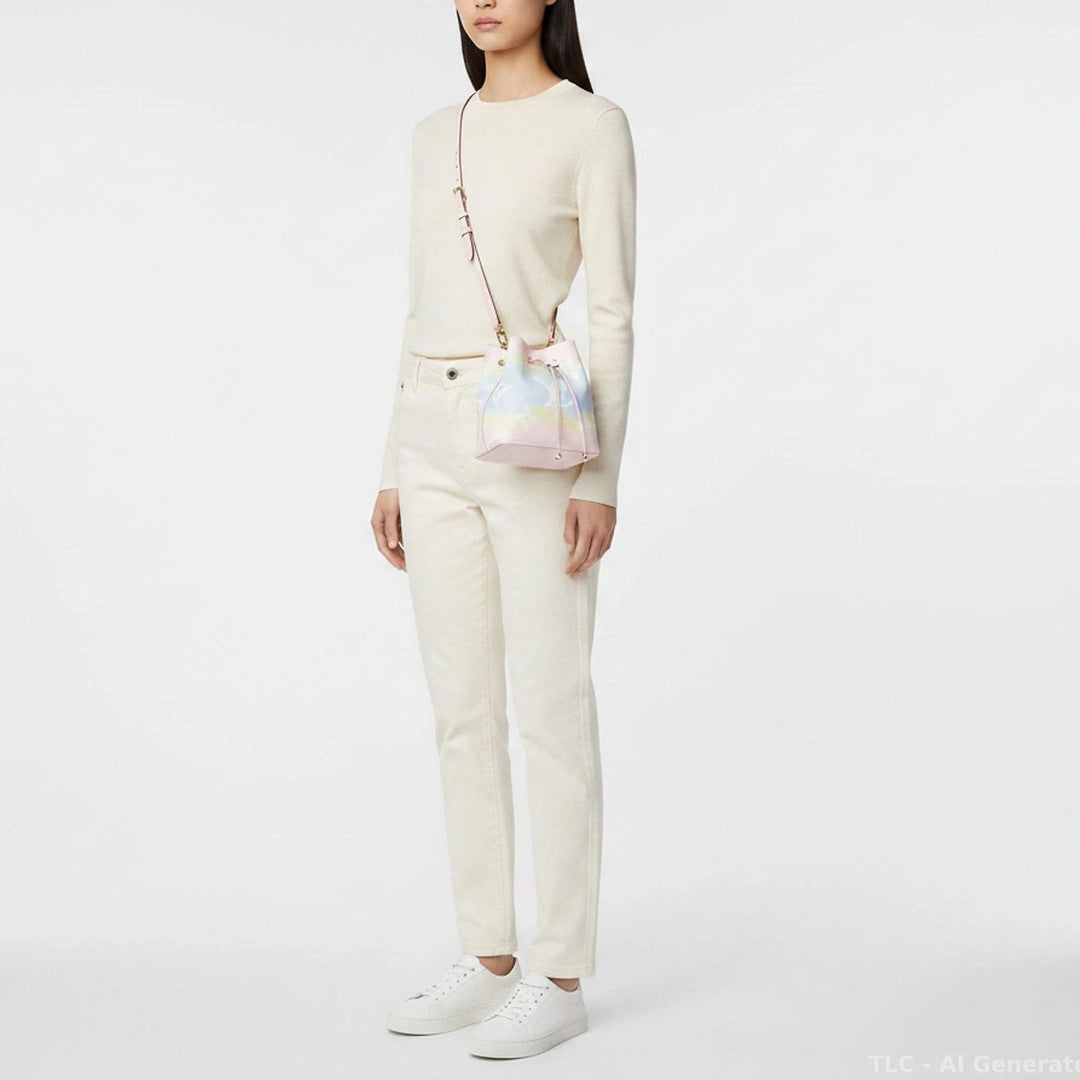 LOUIS VUITTON ESCALE NÉONOÉ MM MONOGRAM GIANT PASTEL SHOULDER BAG – LIMITED EDITION