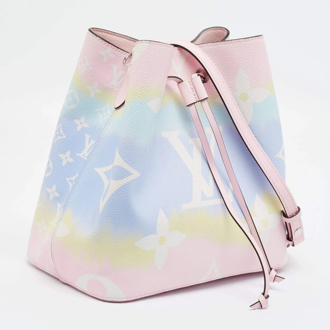 LOUIS VUITTON ESCALE NÉONOÉ MM MONOGRAM GIANT PASTEL SHOULDER BAG – LIMITED EDITION