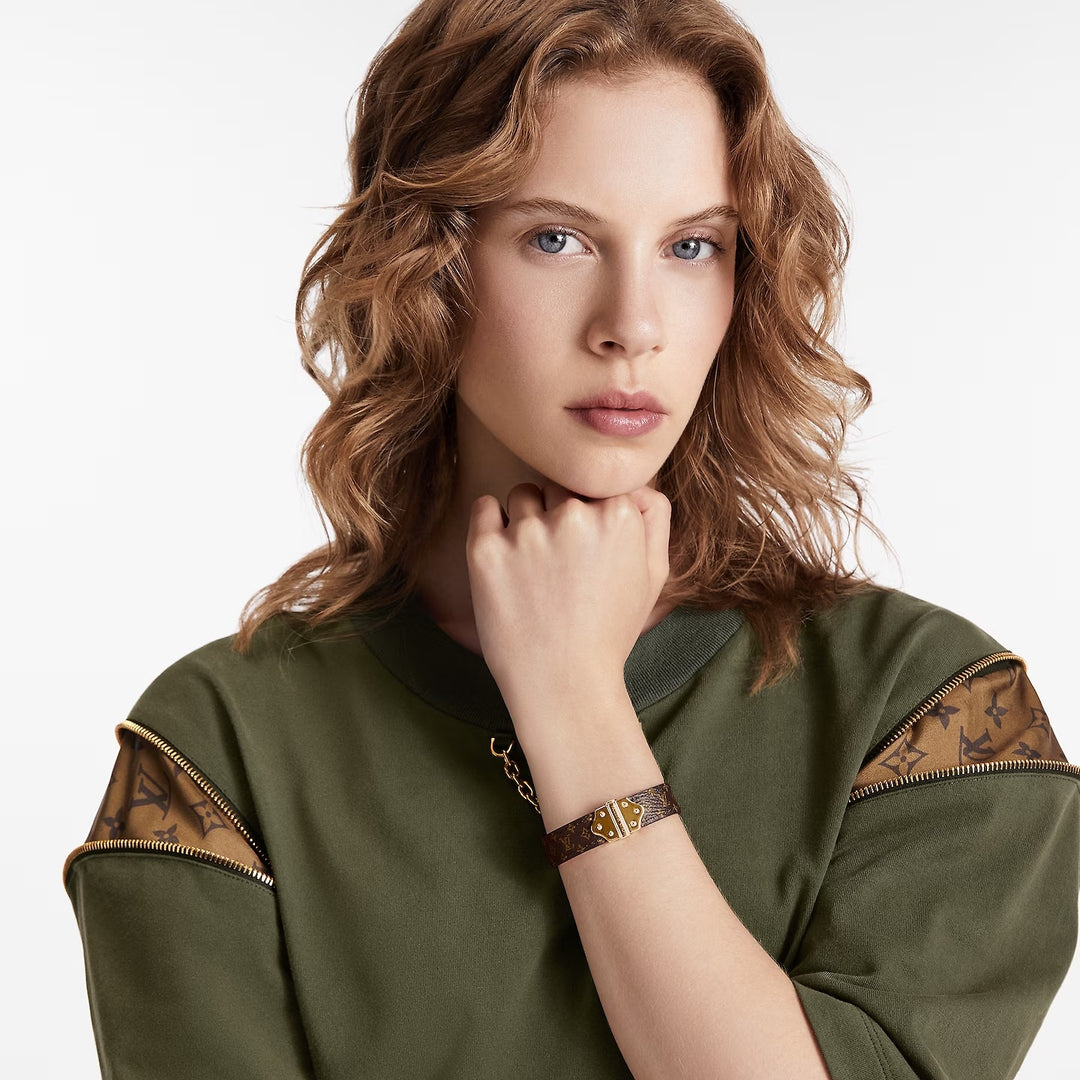 LOUIS VUITTON SPIRIT NANO MONOGRAM BRACELET