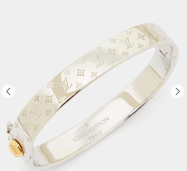 LOUIS VUITTON NANOGRAM CUFF BRACELET