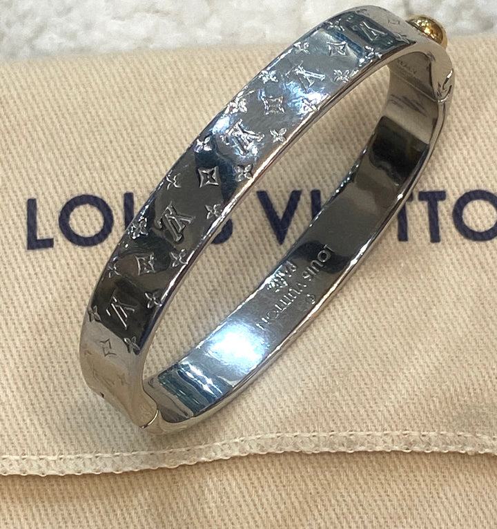 LOUIS VUITTON NANOGRAM CUFF BRACELET