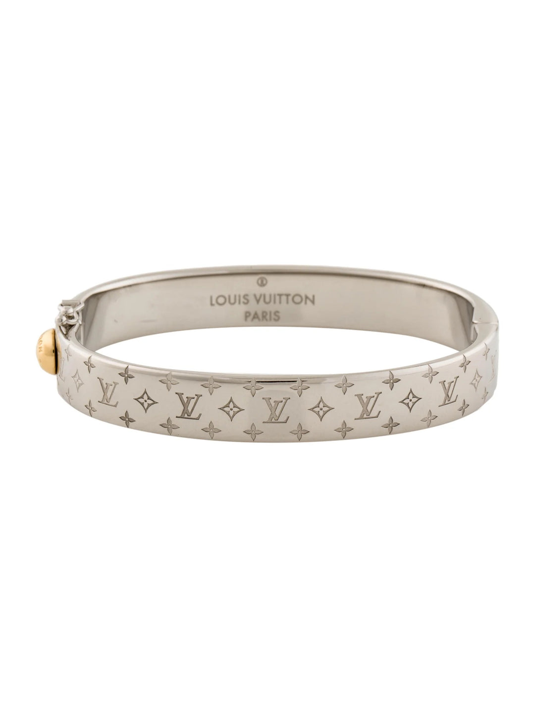LOUIS VUITTON NANOGRAM CUFF BRACELET