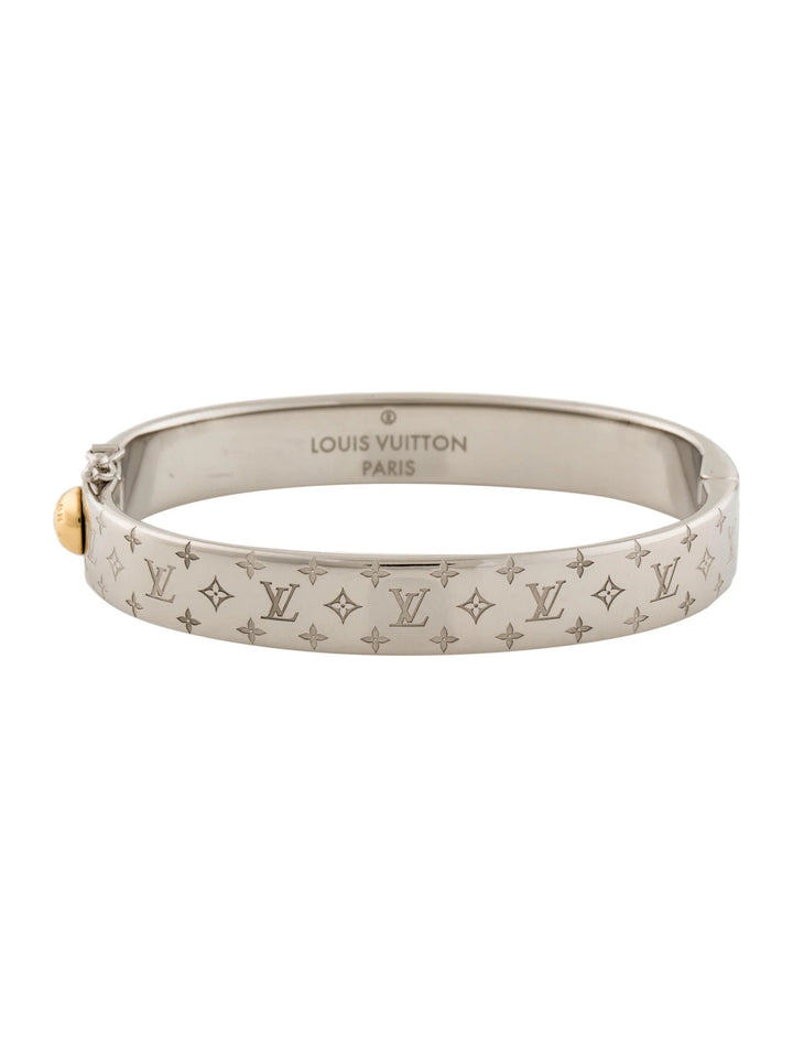 LOUIS VUITTON NANOGRAM CUFF BRACELET