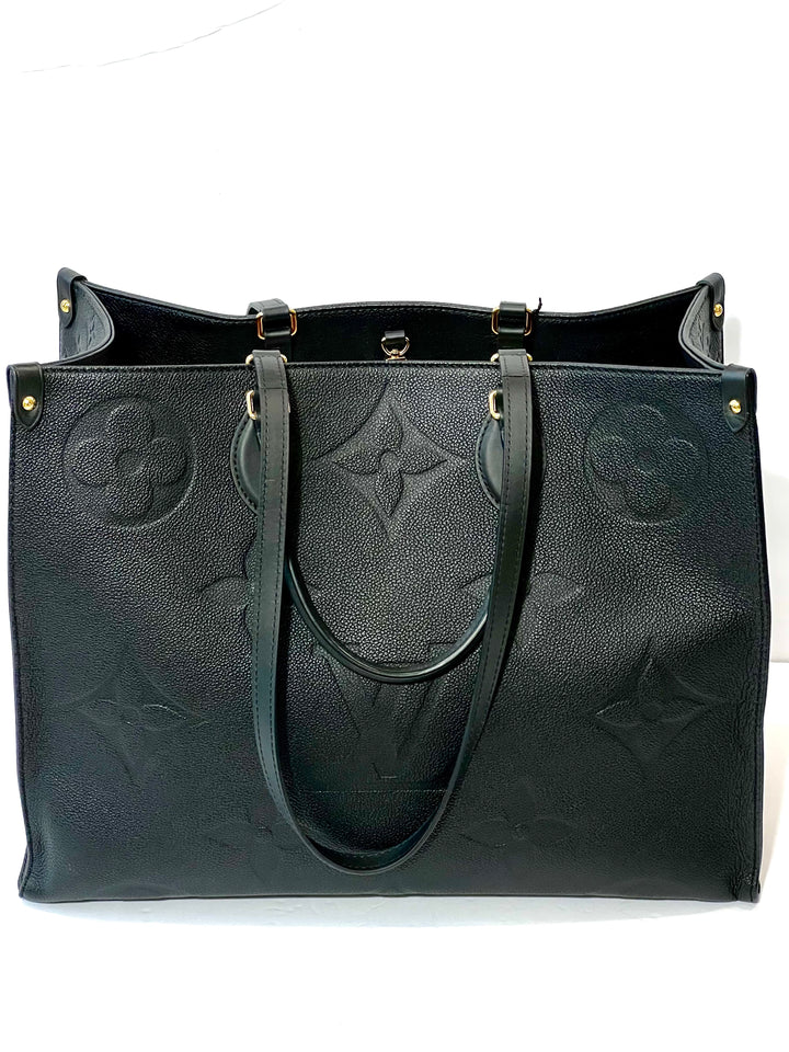 LOUIS VUITTON GIANT MONOGRAM EMPREINTE LEATHER ONTHEGO TOTE BAG