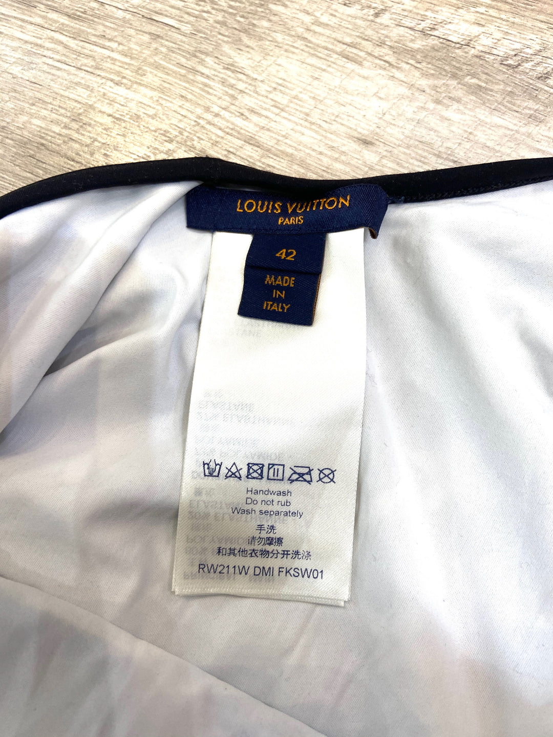 LOUIS VUITTON TECHNICAL JERSEY MONOGRAM ONE-PIECE SWIMSUIT