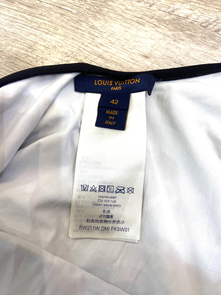 LOUIS VUITTON TECHNICAL JERSEY MONOGRAM ONE-PIECE SWIMSUIT