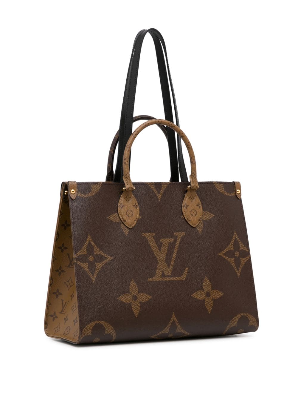 LOUIS VUITTON GIANT REVERSE MONOGRAM ON THE GO MM TOTE BAG