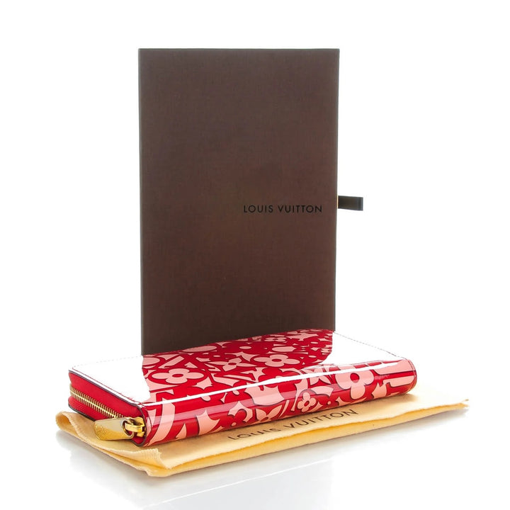 LOUIS VUITTON LIMITED EDITION SWEET MONOGRAM VERNIS ZIPPY WALLET