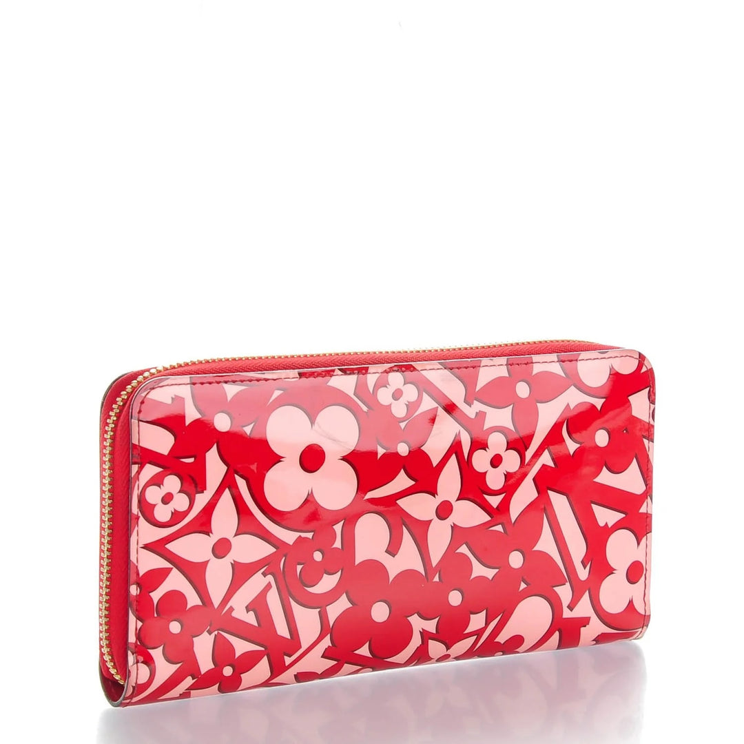LOUIS VUITTON LIMITED EDITION SWEET MONOGRAM VERNIS ZIPPY WALLET