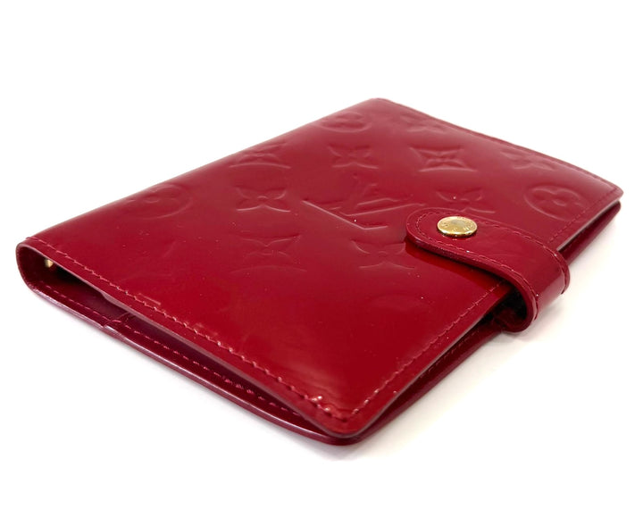 LOUIS VUITTON POMME D’AMOUR MONOGRAM VERNIS SMALL RING AGENDA COVER