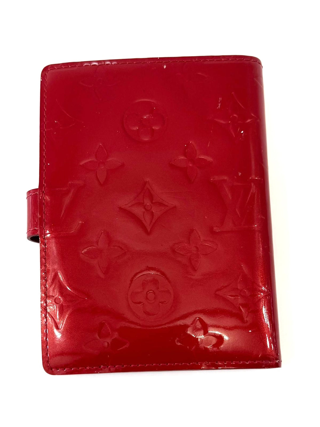 LOUIS VUITTON POMME D’AMOUR MONOGRAM VERNIS SMALL RING AGENDA COVER