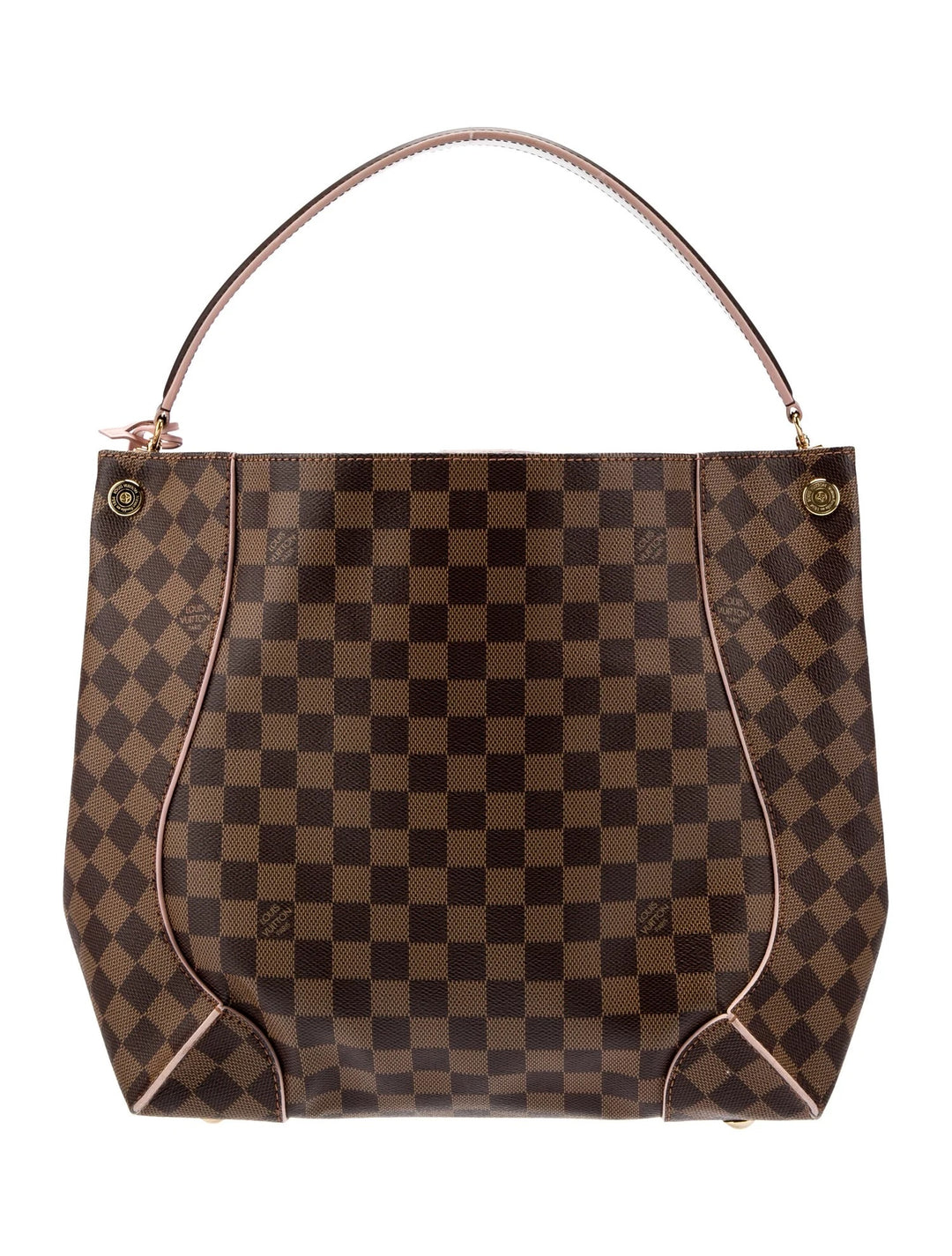 LOUIS VUITTON CAISSA DAMIER HOBO BAG ROSE BALLERINE
