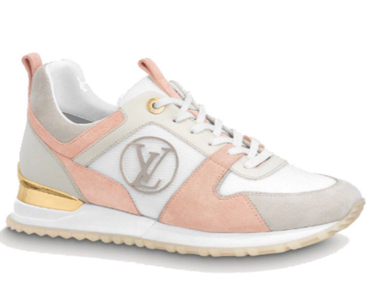 LOUIS VUITTON RUN-AWAY SNEAKERS PINK-GOLD