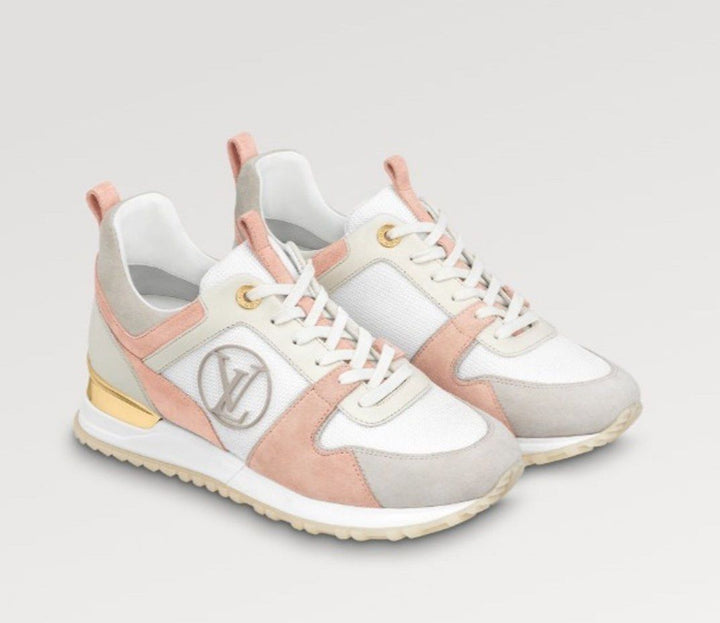LOUIS VUITTON RUN-AWAY SNEAKERS PINK-GOLD