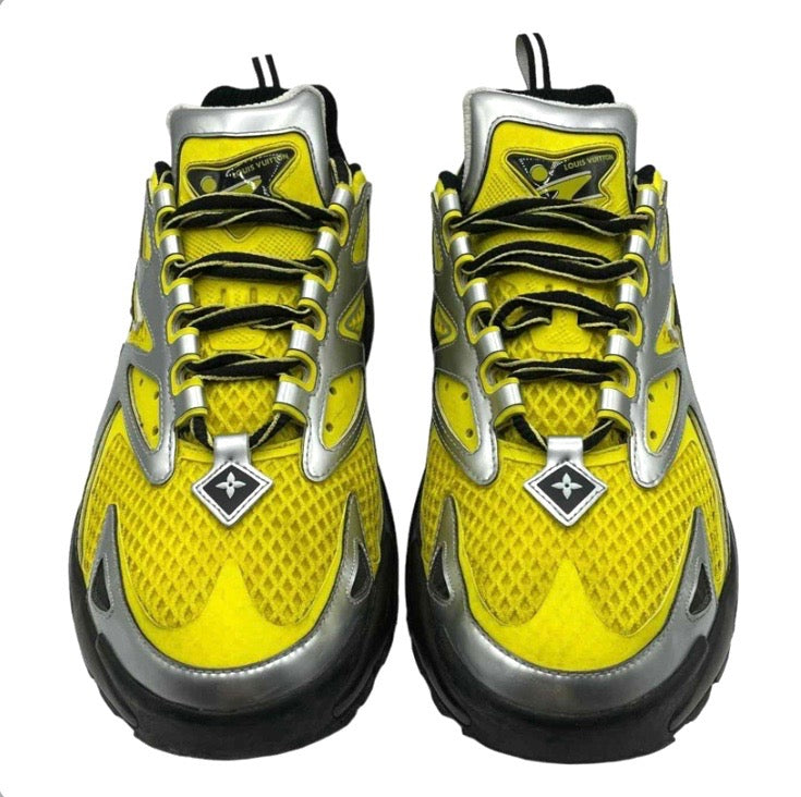 LOUIS VUITTON MESH SUEDE RUNNER TACTIC SNEAKERS