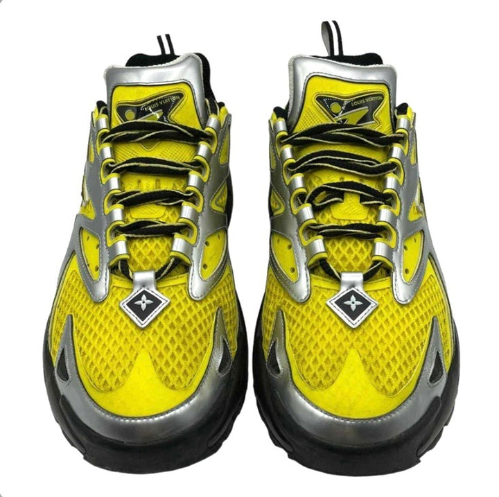 LOUIS VUITTON MESH SUEDE RUNNER TACTIC SNEAKERS