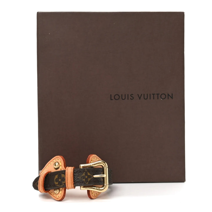 LOUIS VUITTON MONOGRAM THEDA LEATHER BRACELET