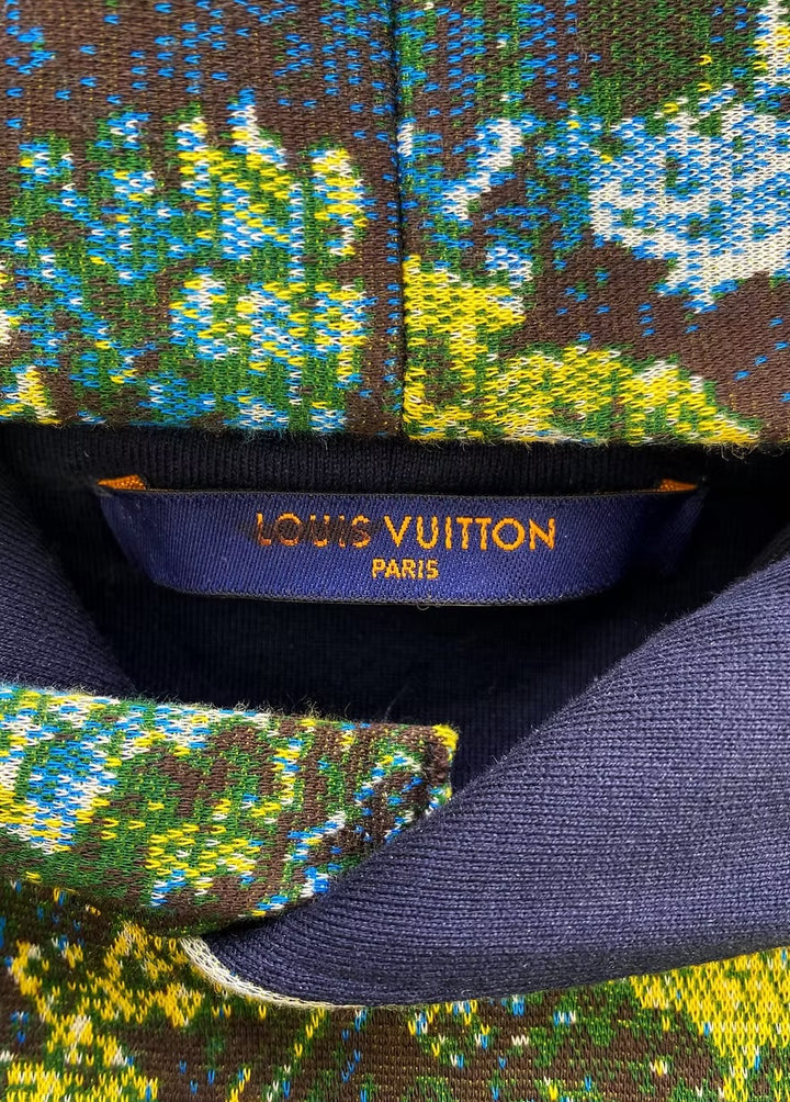 LOUIS VUITTON VIRGIL ABLOH TAPESTRY JACQUARD 3D HOODIE