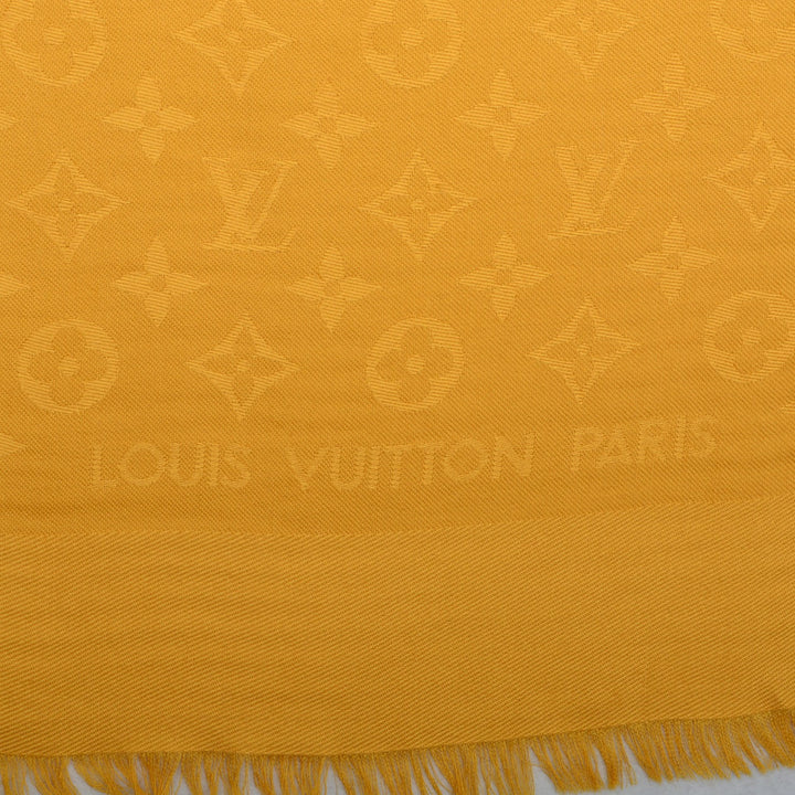LOUIS VUITTON LV MONOGRAM SILK SHAWL SCARF