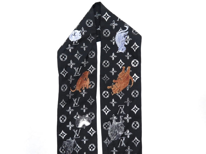 LOUIS VUITTON X GRACE CODDINGTON CATOGRAM SILK BANDEAU