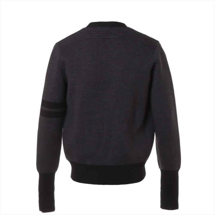 LOUIS VUITTON FRAGMENT LOGO WOOL CARDIGAN