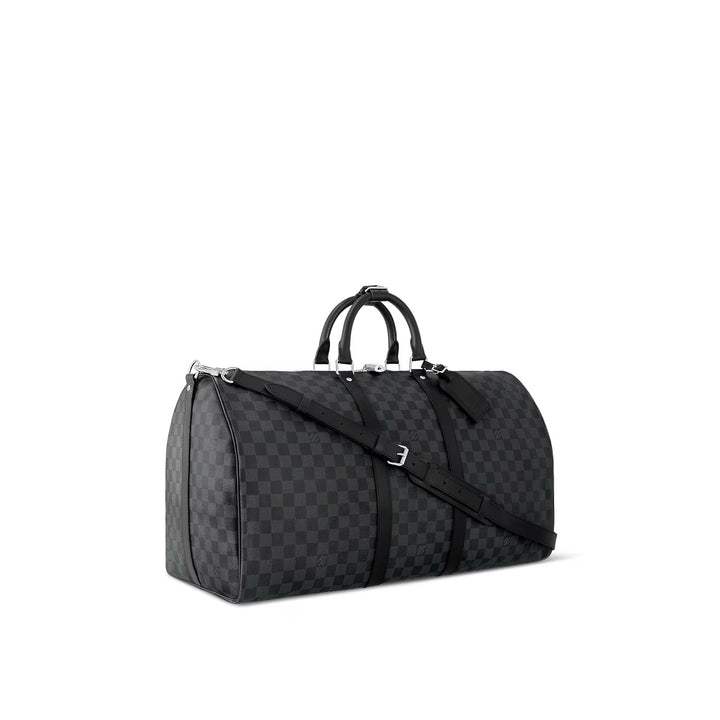 LOUIS VUITTON DAMIER GRAPHITE KEEPALL BANDOULIÈRE 55 BAG