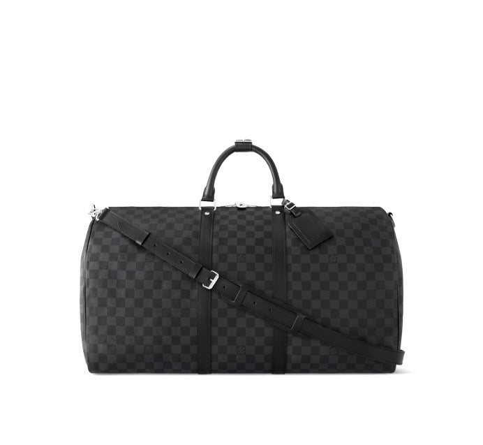 LOUIS VUITTON DAMIER GRAPHITE KEEPALL BANDOULIÈRE 55 BAG