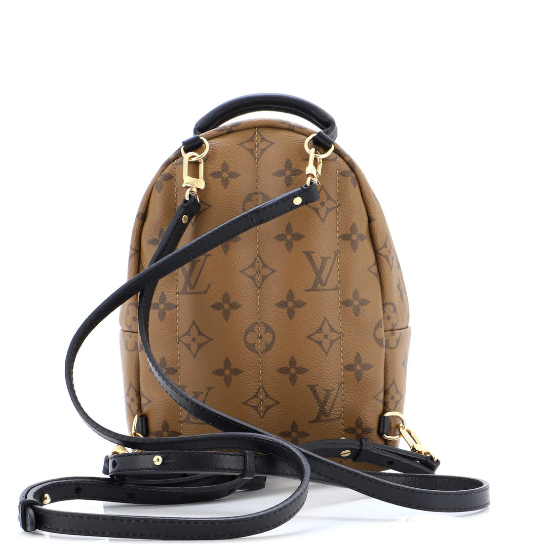 LOUIS VUITTON MONOGRAM REVERSE PALM SPRING MINI BACKPACK – Caroline's Fashion Luxuries LOUIS VUITTON MONOGRAM REVERSE PALM SPRING MINI BACKPACK – Caroline's Fashion Luxuries