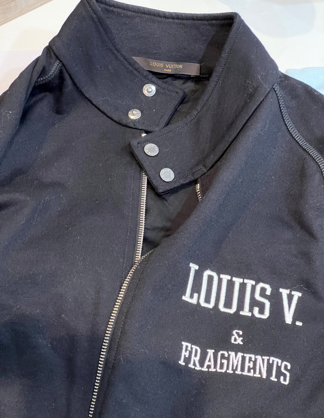 LOUIS VUITTON X FRAGMENT HARRINGTON EMBROIDERY TRACK JACKET Caroline s Fashion Luxuries