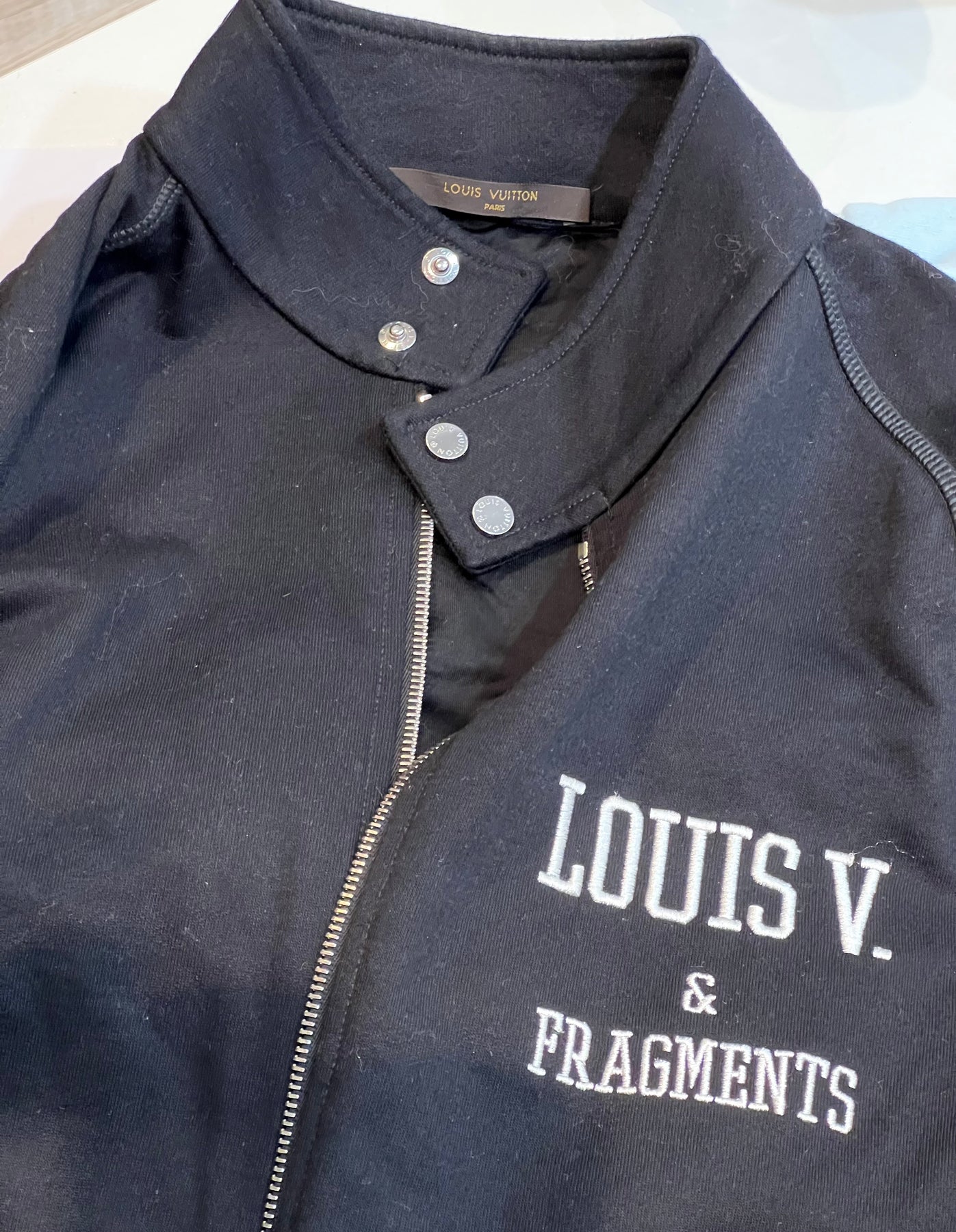 LOUIS VUITTON X FRAGMENT HARRINGTON EMBROIDERY TRACK JACKET – Caroline's  Fashion Luxuries