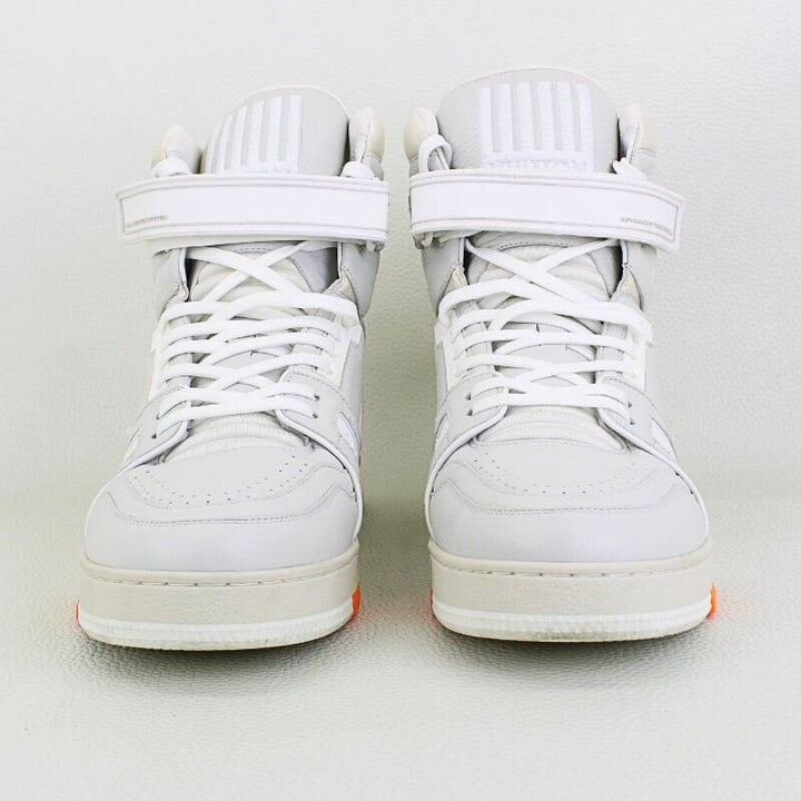 LOUIS VUITTON X VIRGIL ABLOH 408 HIGH-TOP LEATHER SNEAKERS
