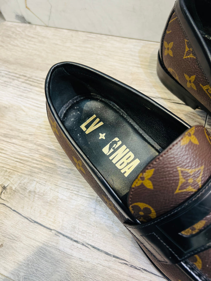 LOUIS VUITTON X NBA MONOGRAM LOAFERS