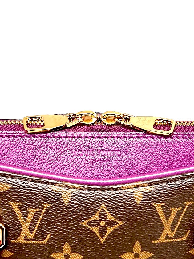 LOUIS VUITTON PALLAS MONOGRAM MM TOTE BAG-GRAPE