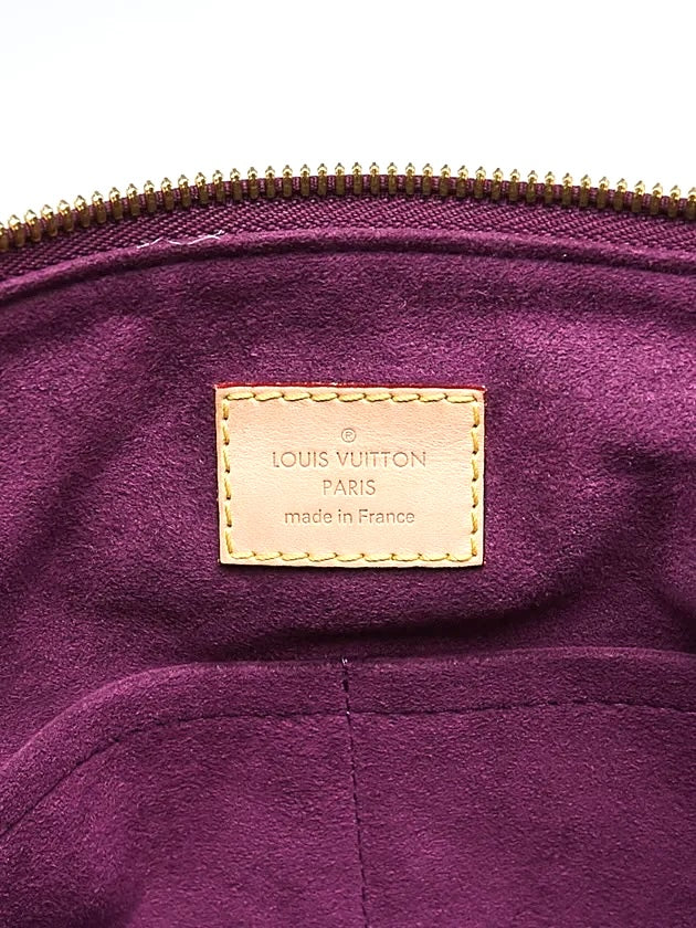 LOUIS VUITTON PALLAS MONOGRAM MM TOTE BAG-GRAPE